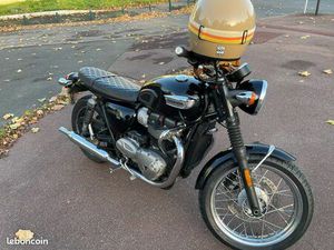 TRIUMPH BONNEVILLE T100 CHROME – 1ÈRE MAIN – TRÈS BON ÉTAT (POSSIBLE A2)