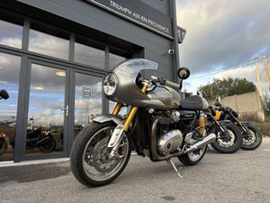 TRIUMPH THRUXTON 1200 R 2016 1200 CM3 | MOTO ROADSTER | 34 800 KM | GRIS | 13240 SEPTEMES LES VALLONS