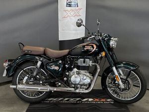 ROYAL ENFIELD CLASSIC 350 CHROME 2024 1 CM3 | MOTO ROUTIÈRE | 400 KM | VERT | 12850 ONET-LE-CHÂTEAU