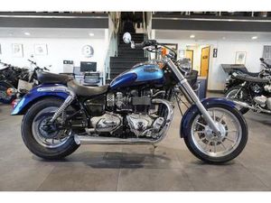 TRIUMPH BONNEVILLE AMERICA, 2008, BLUE WITH JUST 16170MILES