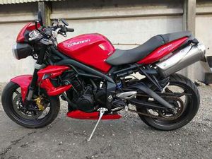 2012 12 TRIUMPH STREET TRIPLE R RED NAKED 675 STREET FIGHTER NEW MOT