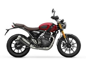 2025 TRIUMPH SCRAMBLER 400 X CARNIVAL RED / PHANTOM BLACK