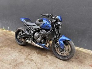 TRIUMPH TRIDENT 660 2023 660 CM3 | MOTO ROADSTER | 2 607 KM | BLEU | 77340 PONTAULT COMBAULT