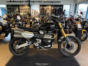 TRIUMPH SCRAMBLER 1200 XE SUPERKAMPANJ! SÄNKT 14.000:- + ATT DU FÅR VÄLJA TILLBEHÖR FÖR 5000:- • 2025