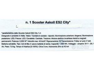 ASKOLL ES2 - 2023