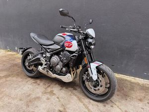 TRIUMPH TRIDENT 660 2024 660 CM3 | MOTO ROADSTER | 638 KM | BLANC | 77340 PONTAULT COMBAULT