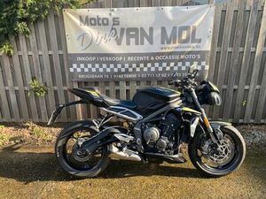 ② TRIUMPH STREET TRIPLE RS 765 BJ2022 ZEER GOEDE STAAT OPTIES