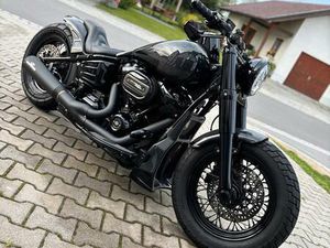 HARLEY DAVIDSON SOFTAIL SLIM FAT BOY CUSTOM 107 KLAPPEN AUSPUFF
