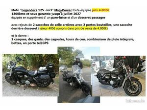 VENDS MOTO LÉGENDERS 125