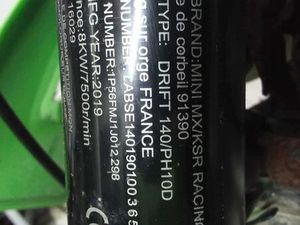 PIT BIKE 140 CC RODA 12/14 ANO 2019 MADE IN FRANCE ALDREU