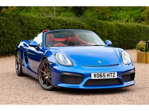 PORSCHE BOXSTER SPYDER 2016 PORSCHE (981) BOXSTER SPYDER - 3,233 MILES