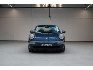 PORSCHE 964 CARRERA 4 CABRIOLET BVM *MARINEBLAU METALLIC / HISTORIQUE LIMPIDE*