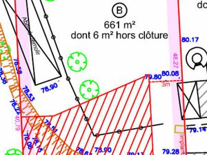 Vente terrain  661.00m²  Guignes