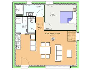 Vente maison 2 pièces 49 m² Gouaix (77114)