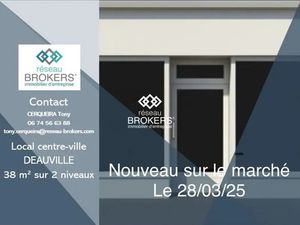 urgent local commercial idéalement situé à Deauville