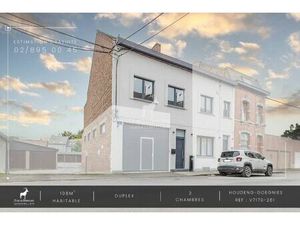 Duplex à vendre avec 2 chambres   Houdeng-Goegnies (VBA36554)