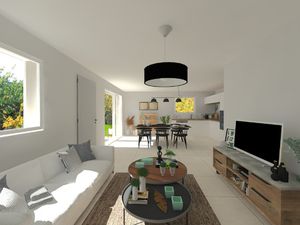 Villa T4 avec garage + terrain à Granges les Beaumont