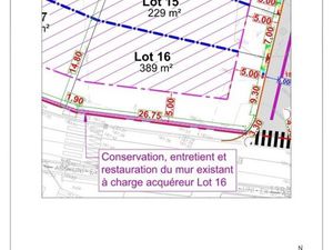 en vente Terrain constructible 3 89 ares – 79 000 € |Pagny-sur-Moselle