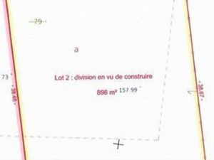 Terrain de 898 m² à Bogny-Sur-Meuse