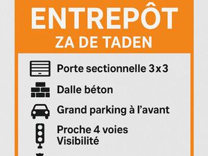 Entrepôt Dinan 130 m2