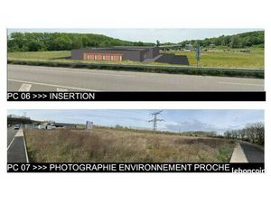 Terrain constructible pour locaux commerciaux / bureaux Ayguesvives