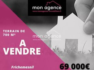 A Frichemesnil 76690  terrain constructible 700m²