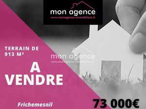 A Frichemesnil 76690  terrain constructible 913m²