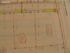 2 TERRAINS à Bâtir Plat Viabilisé Eau Electricité  Fibre