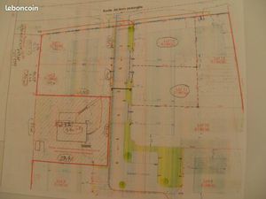 TERRAIN à BATIR 467m2 Viabilisé plat Eau Elect.Tél fibre