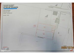Terrain 1770 m² THUGNY TRUGNY