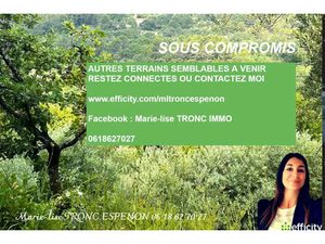 Vente terrain 1480 m² à Le Beaucet (84210)  146 500 €