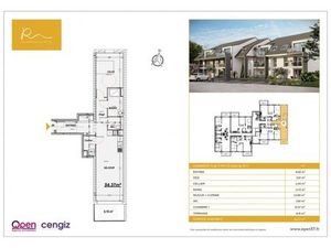 en vente Appartement 54 37 m² – 165 000 € |Rettel