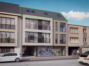 Dakappartement met 2 slaapkamers + terras