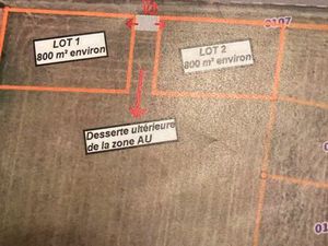 3 terrains constructibles bornés