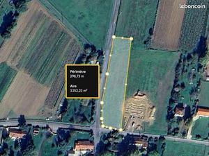 Terrain 3 300 m² Saint Sylvestre Sur Lot