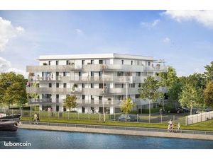 Découvrez ce bel appartement T3 avec terrasse  sur les bords du canal Neufossé – Résidence