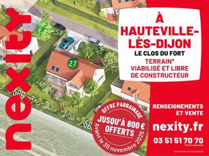 Terrain à Hauteville-lès-Dijon  de 566 m2