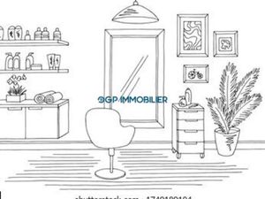 Reprise fond commerce Coiffure
