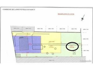 Terrain 552 m² Laneuveville-devant-Nancy