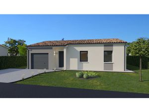 Vente maison neuve 4 pièces 61 m² à Mirebeau (86110)  133 310 €