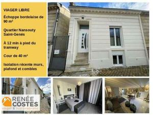 Viager libre - F76-H75 ans - BORDEAUX (33800)