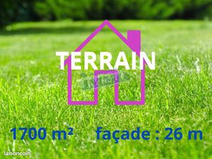 Terrain 1700 m² Frévent
