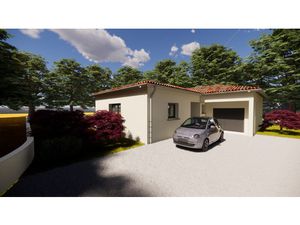 VERNOSC LES ANNONAY- MAISON PP- GARAGE SUR 910 M2 DE TERRAIN