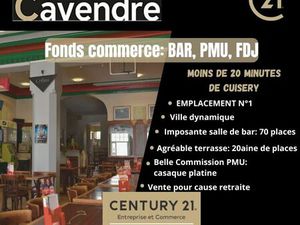 Fonds de commerce  pmu 120 m² CUISERY