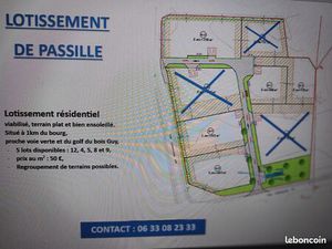 Grand terrain viabilisé