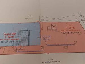 Terrain constructible 757 m²
