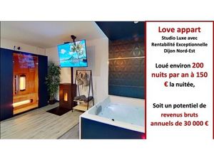 Studio Luxe avec Rentabilité Exceptionnelle : Loué environ 200 nuits par an à 150 € la nui