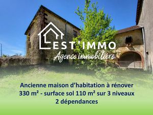 Maison à rénover sur beau terrain