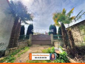 Maison plain-pied 128m²  2 chambres  grenier aménageable  terrain/garage  97 800€