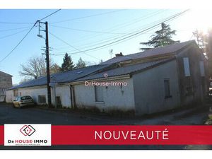 16160 gondpontouvre a vendre maison à rénover de 100 m ² et terrain de 1000 m²
